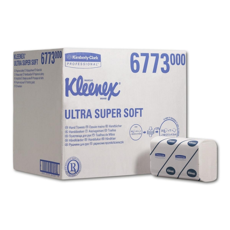 Kleenex Ultra Soft handdoekjes 3-laags, 2160 stuks